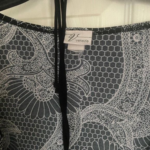 Rare unique sewn in halter top blouse 14/16 - Picture 8 of 11